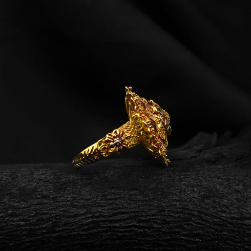 Golden Age Elegance Silver ring-DS 134